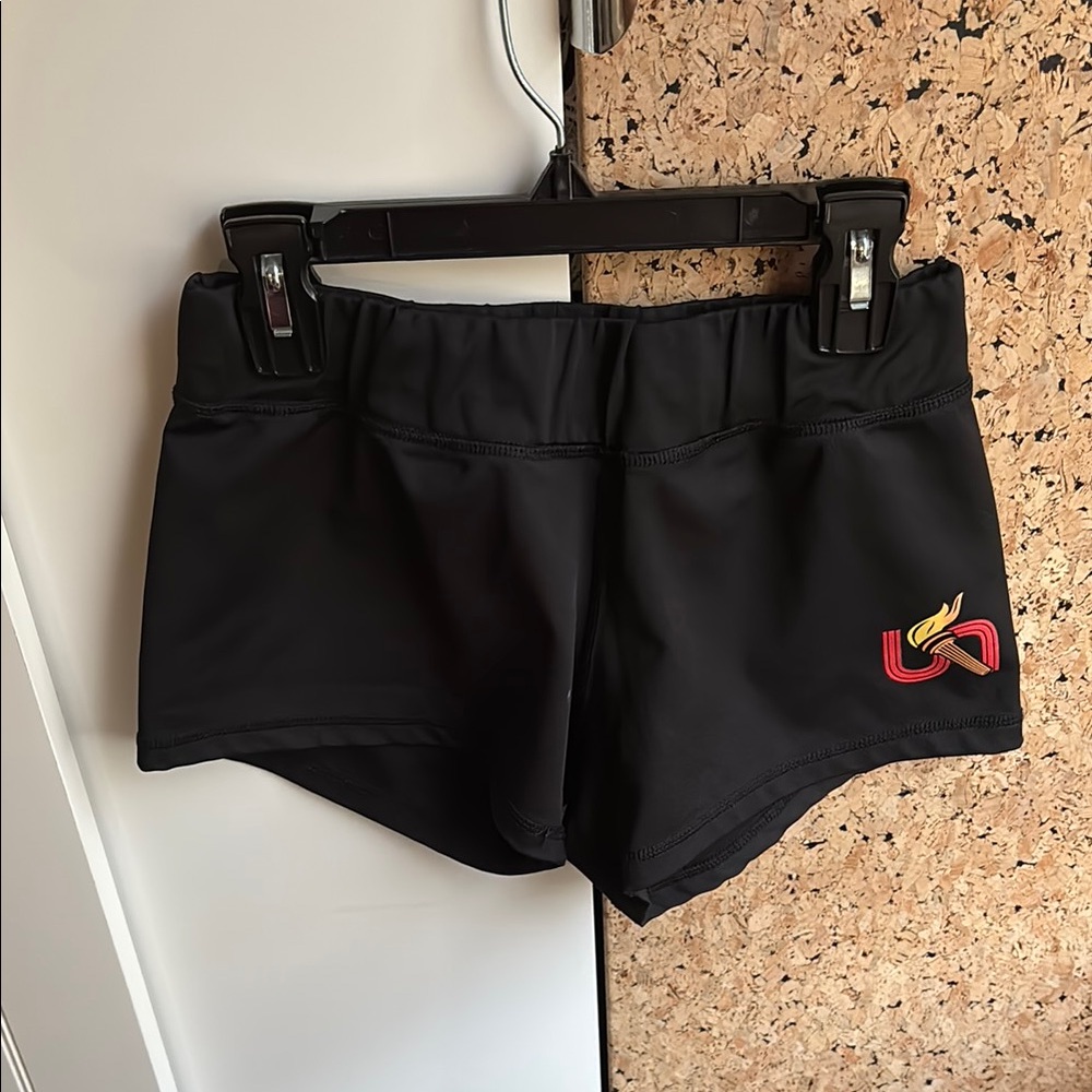 Black Women's Athletic Spandex Shorts